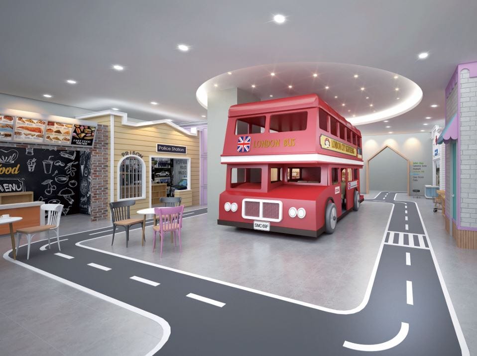 London Bus Street · 런던 이층버스 거리
